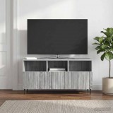 vidaXL TV szekrény fiókkal Szürke Sonoma 102 x 34,5 x 50 cm Szerelt Fa