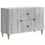 vidaXL TV szekrény fiókkal Szürke Sonoma 89 x 34,5 x 60 cm Szerelt Fa