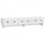 vidaXL TV szekrény Magasfényű Fehér 147 x 34,5 x 30 cm Szerelt Fa
