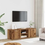 vidaXL TV szekrény Régi fa 120x34x37 cm Gépelt fa