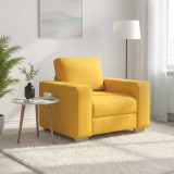 vidaXL Világosbarna kordbársony szövet kanapéfotel 100 x 77 x 82 cm