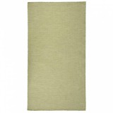 vidaXL Zöld lapos szövésű kültéri szőnyeg 80 x 150 cm