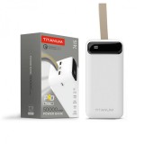 Videx TITANUM power bank, fehér színű, 50000mAh, 22,5W, QC+PD