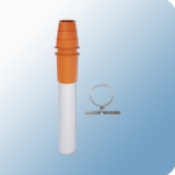 Viessmann AZ-tetőátvezetés (cseréppiros) D=80/125 mm