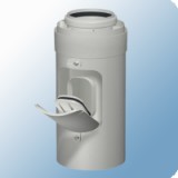 Viessmann egyenes tisztító/ellenőrző idom 60/100 pps/alu