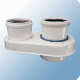 Viessmann kondenzációs szétválasztó idom 80/125-80/80 pps/alu