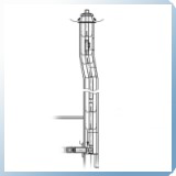 Viessmann PPs flexibilis akna alapcsomag kéthuzamú kéményekhez 60/58mm