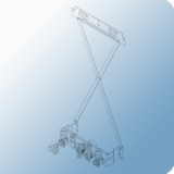 Viessmann szerelési segédeszköz (szerelőkeret) vakolati síkon történő szereléshez, Vitodens 100-W kombi gázkazánhoz