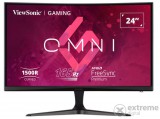 ViewSonic Monitor 23,6" - VX2418C (VA, 16:9, 1920x1080, 1ms, 250cd/m2, D-sub, HDMI, DP, VESA, ívelt)