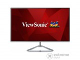 ViewSonic Monitor 23,8" - VX2476-SMH (IPS, 16:9, 1920x1080, 4ms, 250cd/m2, 2xHDMI, VGA, VESA, SPK, ezüst, káva nélk.)