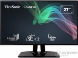 ViewSonic Monitor 27" - VP2768 (IPS, 16:9, 2560x1440, 10bitColor ,99% sRGB, 5ms, 350cd/m2, HDMI, DP, VESA, SPK, mag.áll)