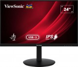 Viewsonic VG Series VG2409-MHDU-2 számítógép monitor 60,5 cm (23.8") 1920 x 1080 pixelek Full HD LED Fekete