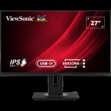 Viewsonic VG2756-2K 68,6 cm (27") 2560x1440 px Full HD LED Fekete monitor