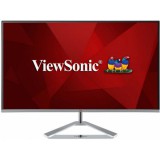 Viewsonic VX Series VX2476-SMH LED display 60,5 cm (23.8") 1920 x 1080 pixel Full HD Fekete, Ezüst