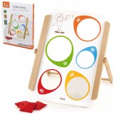 Viga babzsák célbadobó játék