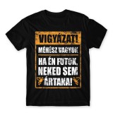 Vigyázat! - méhész - férfi póló