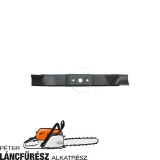 Viking MT545, MT585 82004352/0 fűnyíró kés, L 462 mm, Ø szélső furatok 8,5 mm