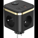 Viking Y33 hálózati adapter - fekete (VY33B)