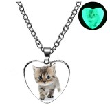 Világító kiscicás nyaklánc