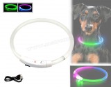 Világító nyakörv Állítható LED kutyanyakörv színes MDA269A
