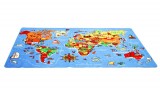 Világtérkép terápiás szőnyeg 140 x 200 cm
