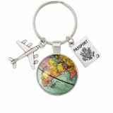 Világutazó kulcstartó