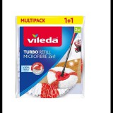 Vileda Turbo Felmosófej - Fehér/Piros (166142)
