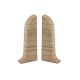 Vilo Lábazati vég, bal / jobb, Smart Flex 552, akác, 55 x 22 mm, 2 db / készlet