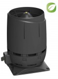 VILPE 350202 Vilpe ECo125S FLOW tetőventilátor, fekete