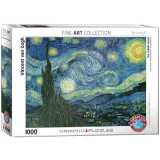 Vincent Van Gogh - Csillagos éjszaka, 1000 db-os puzzle (EUROGRAPHICS, 6000-1204)