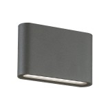 Viokef ARGON lefelé és felfelé világít fali lámpa, szürke, beépített LED, 190 lm, VIO-4226801