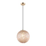 Viokef ASPA 1 ágú függeszték, borostyán, E27 foglalattal, VIO-4206101