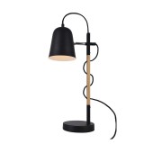 Viokef EDDIE asztali lámpa, fekete, E14 foglalattal, VIO-4163800