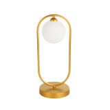 Viokef FANCY asztali lámpa, arany, G9 foglalattal, VIO-4208801