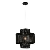 Viokef KENYA 1 ágú függeszték, fekete, E27 foglalattal, VIO-4231700