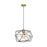 Viokef KOMODO 1 ágú függeszték, fekete, E27 foglalattal, VIO-4217800