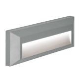 Viokef LEROSPLUS fali lámpa, szürke, 3000K melegfehér, beépített LED, 112 lm, VIO-4138100