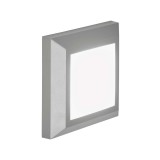 Viokef LEROSPLUS fali lámpa, szürke, 3000K melegfehér, beépített LED, 260 lm, VIO-4137900