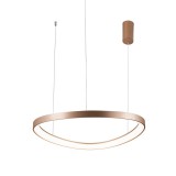 Viokef LOOP 1 ágú függeszték, arany, 3000K melegfehér, beépített LED, 2640 lm, VIO-4222800