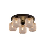 Viokef LOREN több ágú függeszték, arany, 5 db E27 foglalattal, VIO-4165400