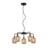 Viokef LOREN több ágú függeszték, arany, 5 db E27 foglalattal, VIO-4165500