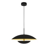 Viokef MONICA 1 ágú függeszték, fekete, 3000K melegfehér, beépített LED, 955 lm, VIO-4242200