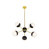 Viokef ORBIT több ágú függeszték, arany, 6 db G9 foglalattal, VIO-4221900