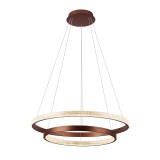 Viokef SYDNEY több ágú függeszték, barna, 3000K melegfehér, beépített LED, 4350 lm, VIO-4236000