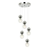 Viokef SYLIA több ágú függeszték, króm, 5 db G9,LED foglalattal, VIO-4238800