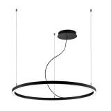 Viokef VERDI 1 ágú függeszték, fekete, 3000K melegfehér, beépített LED, 3200 lm, VIO-4224100