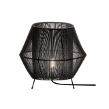 Viokef ZAIRA asztali lámpa, fekete, E27 foglalattal, VIO-4214201