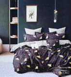 Violet 7 részes ágyneműhuzat garnitúra, ágynemű garnitúra szett, szürke mintás