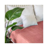 Violet Bordázott, puha plüss takaró - korall (150x200 cm)