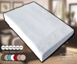 Violet Gumis lepedő 180x200 cm, pamutvászon gumis lepedő, Fehér